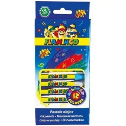 Pastele olejne sześciokątne 12 kolorów - Titanum