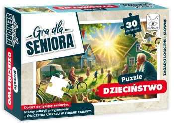 Gra dla Seniora. Puzzle Dzieciństwo - Kangur