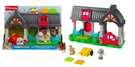 Little People Stajnia Przyjazne Koniki Zestaw z Dźwiękami