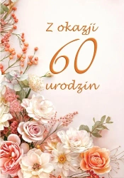 Kartka okolicznościowa Urodziny 60 - Trend