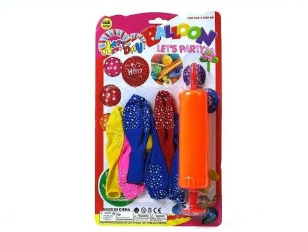 Balony z pompką 12szt - ADAR