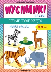 Wycinanki edukacyjne. Dzikie zwierzęta. 5-9 lat - Beata Guzowska
