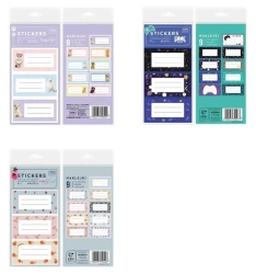 Naklejki na zeszyty 9szt Puppy Sign - INTERDRUK