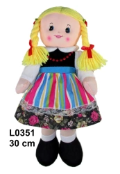 Lalka pluszowa Łowiczanka 30cm L0351 - Sun-Day