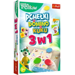 Gra 3w1 Pchełki Domino Kuku Trefliki1921 - Trefl PAP