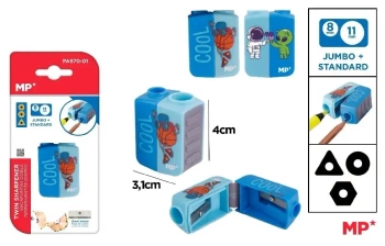 Temperówka podwójna - Kosmos / koszykówka - MP Main Paper