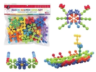 Klocki kulki - 54 elementów - Askato
