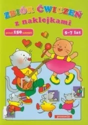Zbiór ćwiczeń z naklejkami 5-7 l w.2014 SIEDMIORÓG - praca zbiorowa