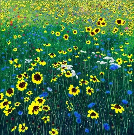 Karnet z kopertą Kwiaty - Susan Entwistle