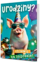 Karnet B6 Urodziny - Pan Dragon