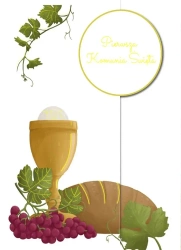 Karnet B6 Komunia. Chleb - Henry