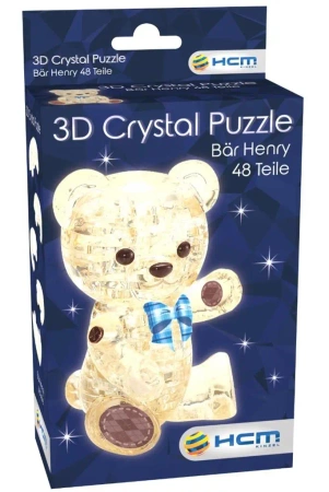 Crystal puzzle Miś Henry brązowy - Bard Centrum Gier