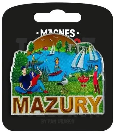Magnes I love Poland Mazury ILP-MAG-C-MAZ-39 - Pan Dragon