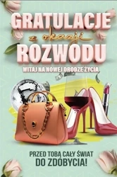 Karnet Rozwód Damski z zawieszką - YEKU