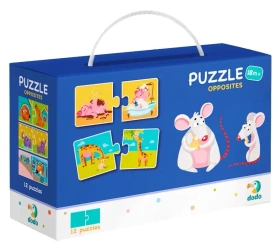 Puzzle 12x2 Zwierzęta - przeciwieństwa - Dodo