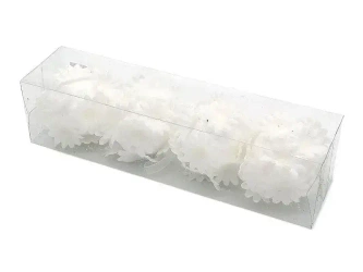 Bombki z kwiatkami śred. 7cm - ADAR