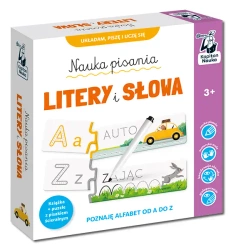 Kapitan Nauka. Litery i słowa. Książka + puzzle - Beata Żurawska