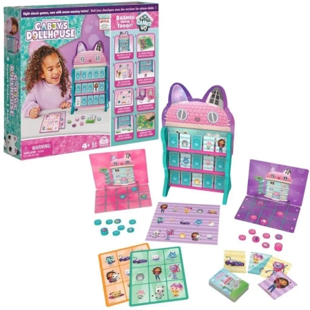 Koci Domek Gabi: Zestaw gier 8w1 - Spin Master