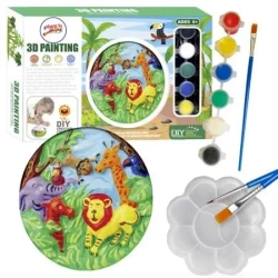 Zestaw do malowania ceramicznych płócien 3D - Maksik