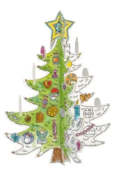 Kolorowanka XL 3D. Choinka - Monumi