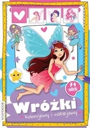 Kolorujemy i naklejamy. Wróżki - praca zbiorowa
