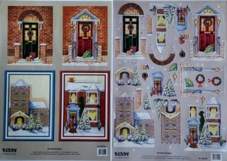 Zestaw 2 arkuszy A4 3D sztancowane format - Galeria Hobby