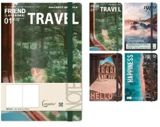 Notatnik A5/96K kratka na gumkę MIX - Cervantes