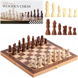 Szachy drewniane - Trifox