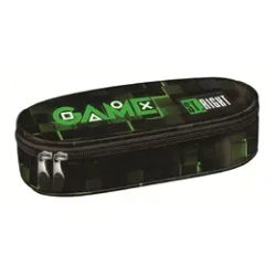 Piórnik saszetka z wewnętrzną klapką Green Game - ST-MAJEWSKI