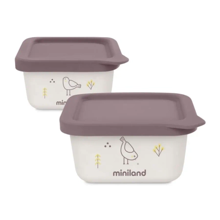 Pojemniki hermetyczne ECO-friendly 2x400 ml - Pisklę