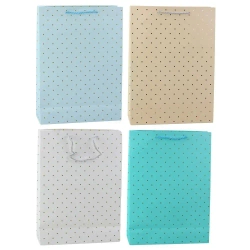 Torbka prezentowa 41x30x12cm MIX - Leantoys