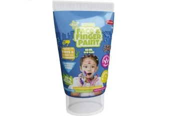 Farba dla malowania palcami niebieska 65ml - Boti