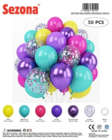 Balony 50szt - Sezona
