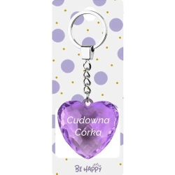 Brelok prezentowy Cudowna Córka - Be-Happy Gifts