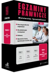 Egzaminy Prawnicze Ministerstwa Sprawiedliwości 2026. Tom 4. Akta administracyjne i etyka - praca zbiorowa