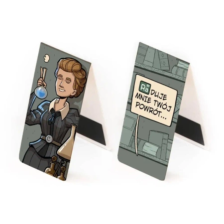 Zakładka magnetyczna - Skłodowska-Curie - Molom