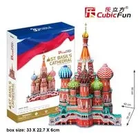 Puzzle 3D Sobór Wasyla Błogosławionego - Cubic Fun