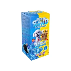 Fluffy Sand 2x70g niebieski/żółty TUBAN