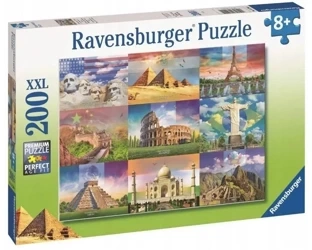 Puzzle 200 Monumentalne budynki - Ravensburger