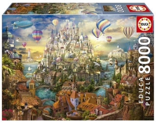 Puzzle 8000 Miasto marzeń 111671 - Educa