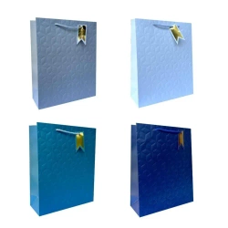 Torebka prezentowa uniwersalna S z tłoczeniem mix - Ju-Piter