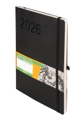 Kalendarz 2026 B5 Impresja czarny TDW - Antra