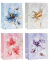 Torebka prezentowa 26x32x10cm MIX - Rozette