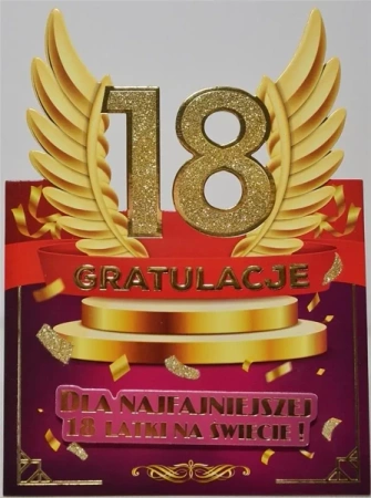 Karnet Urodziny 18 - YEKU