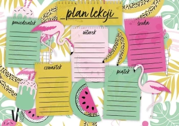 Plan lekcji A5 - Lato - Henry