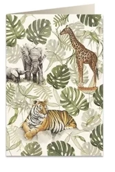 Karnet B6 + koperta 6028 Zwierzęta safari - Tassotti