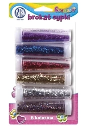 Brokat 7g x 6 fiolek ASTRA - ASTRA papiernicze