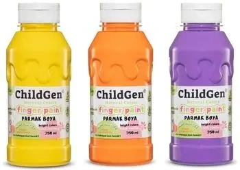 Farby do malowania palcami 3x350ml - ChildGen