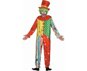 Strój dla dorosłych Kolorowy Klaun rozm. 52 - Godan