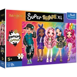 Puzzle 104 XL Super Shape Stylowe Rainbow High 50015 - Trefl PAP